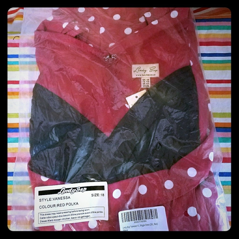 Red lindy bop Vanessa dress